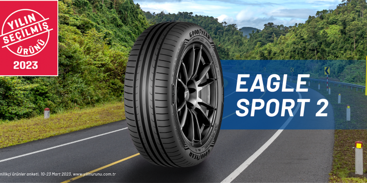 Türk Tüketicilerinin oylarıyla Yılın Seçilmiş Ürünü “Goodyear Eagle Sport 2” oldu…